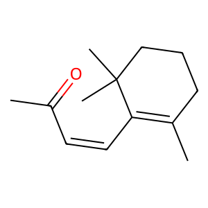 Structure of (z)-beta-ionone