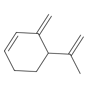 Structure of o-mentha-1(7),5,8-triene