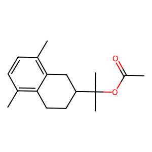 Structure of occidol acetate