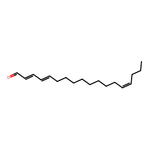 Structure of octadeca-(2e,4e)-dienol