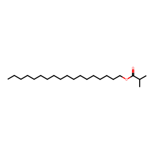 Structure of octadecyl isobutyrate