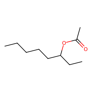 Structure of octan-3-yl-acetate