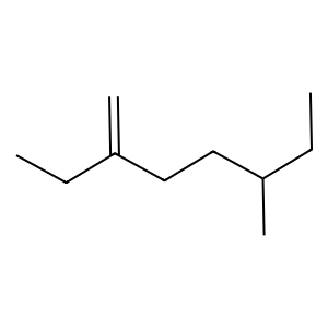 Structure of octane, 3-methyl