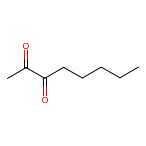 Structure of octane-2,3-dione