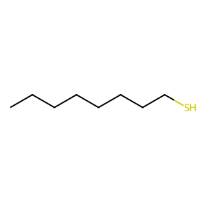Structure of octanethiol