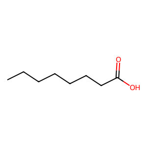 Structure of octanoi