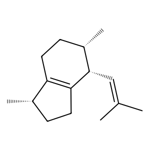 Structure of (-)-pacifigorgia-1(6),10-diene