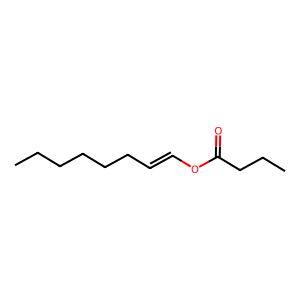 Structure of octenyl butyrate