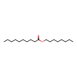 Structure of octyl decanoate