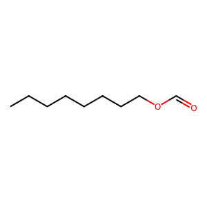 Structure of octyl formate