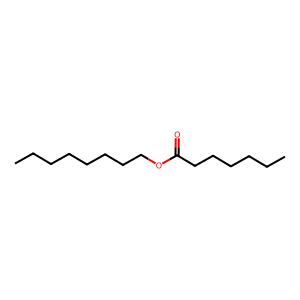 Structure of octyl heptanoate
