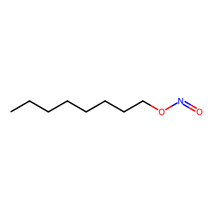 Structure of octyl nitrile