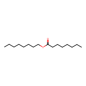 Structure of octyl octanote