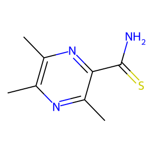 Structure of othylpyrazine
