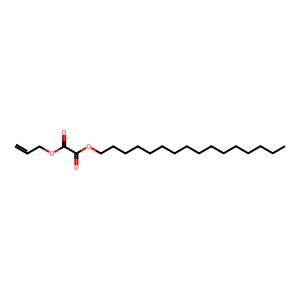 Structure of oxalic acid, allyltridecylester
