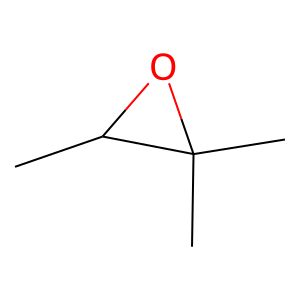 Structure of oxirane, trimethyl