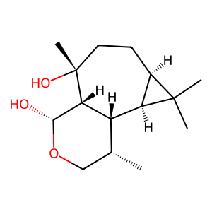 Structure of oxygenated sesquiterpens