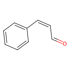 Structure of (z)-cinnamaldehyde