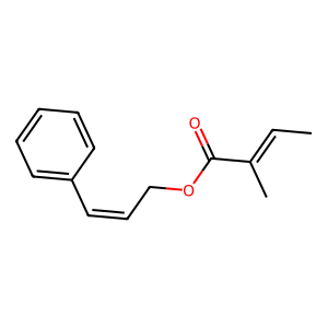 Structure of (z)-cinnamyl tiglate