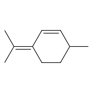 Structure of p-mentha-2,4(8)-diene