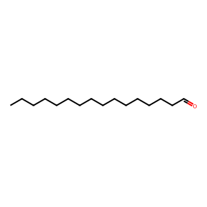 Structure of palmitic aldehyde