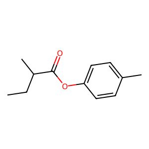 Structure of para-anisyl-2-methylbutyrate