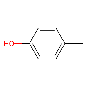 Structure of para-cresol
