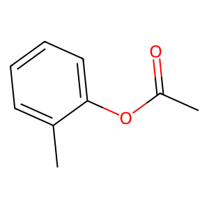 Structure of para-cresolacetate