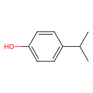 Structure of para-cumenol