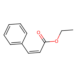 Structure of (z)-ethyl cinnamate