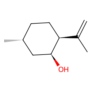 Structure of para-menth-2-en-1-ol, trans-