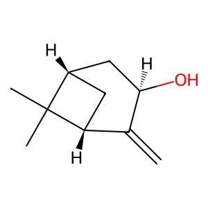Structure of (-)-trans-pinocarveol