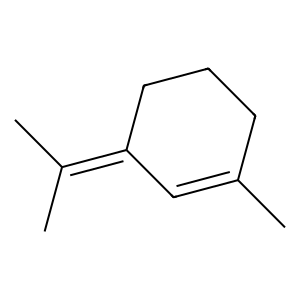 Structure of para-mentha-1,3,8-diene