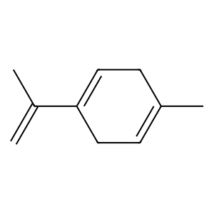 Structure of para-mentha-1,4,8-triene