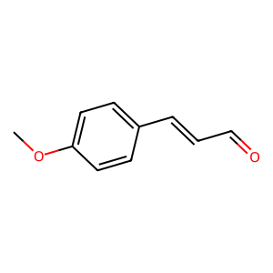 Structure of para-methoxy cinnamaldehyde