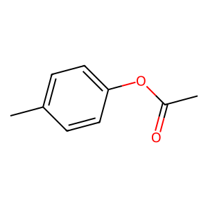 Structure of para-tolyl acetate