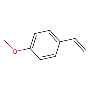 Structure of para-vinylanisole