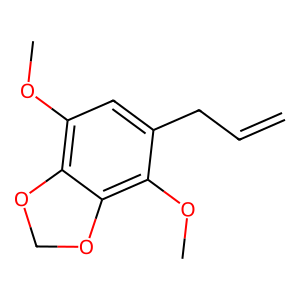 Structure of parsley apiole