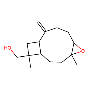 Structure of pcaryophyllene