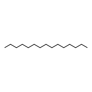 Structure of pentadecane