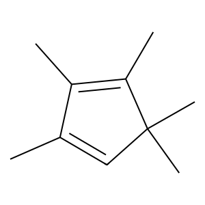 Structure of pentamethylcyclopentadiene