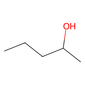 Structure of pentan-2-ol