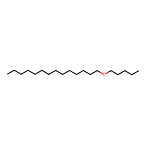 Structure of pentyl tetradecyl ether
