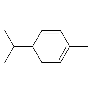 Structure of phellandrene