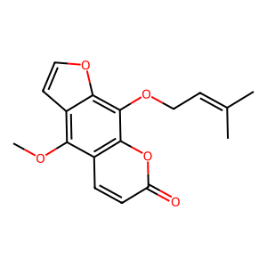 Structure of phellopterin