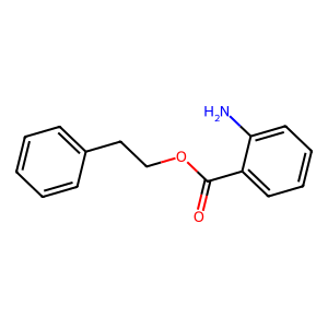 Structure of phenethyl anthranilate