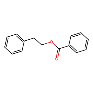 Structure of phenethyl benzoate