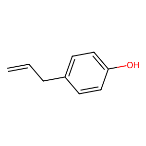 Structure of phenol,4-(2-propenyl)-acetate