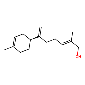 Structure of (z)-lanceol