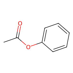 Structure of phenyl acetate